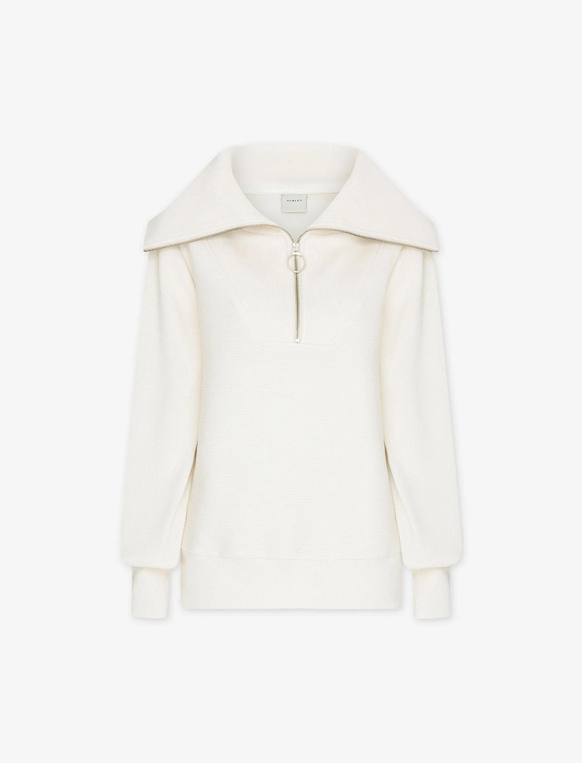 VARLEY Vine Half-Zip Pullover In Ivory