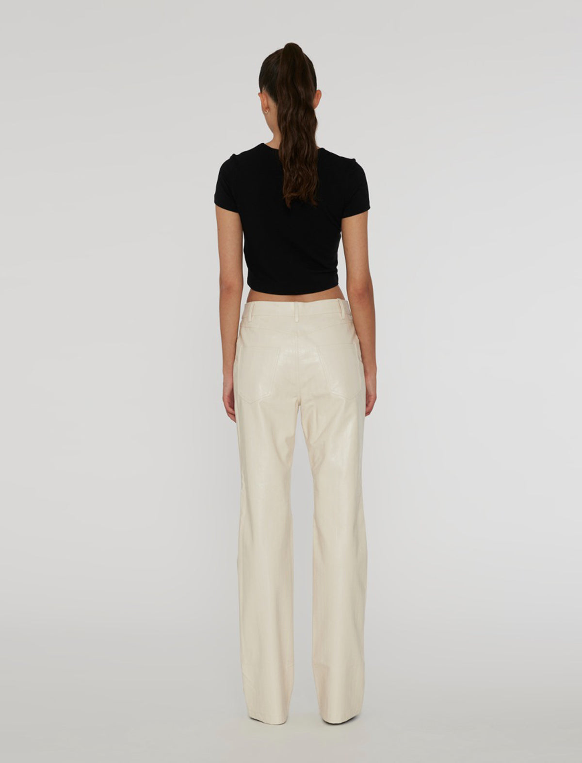 ROTATE BIRGER CHRISTENSEN Textured Pants In Whisper White