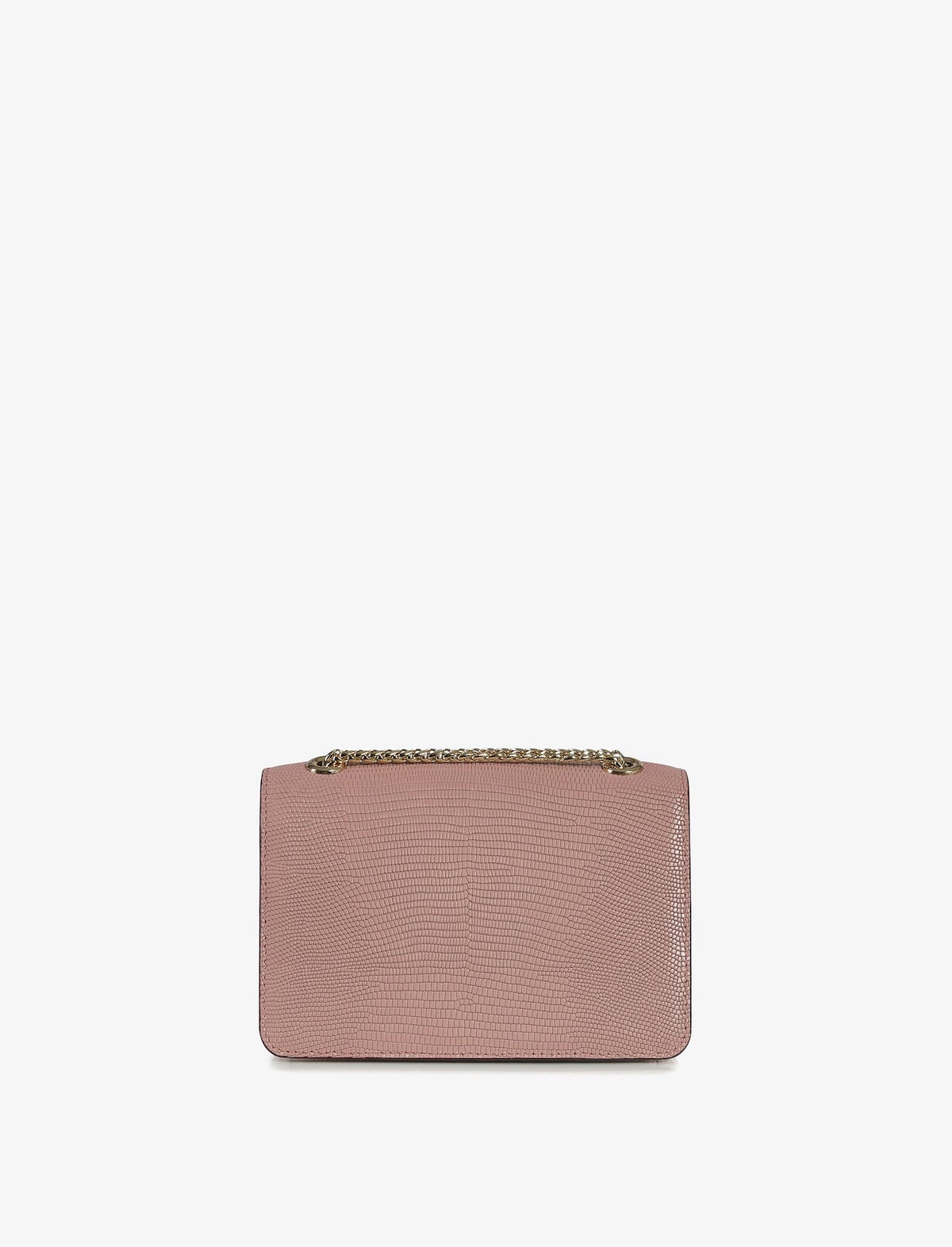 STRATHBERRY East/West Mini Bag in Embossed Blush Rose