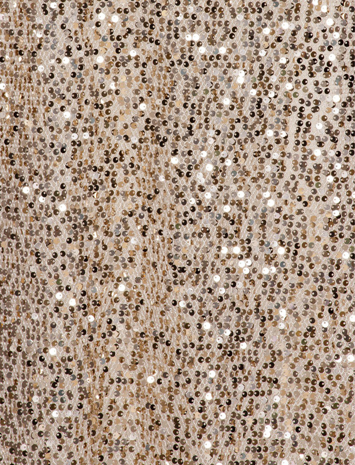 ROTATE Birger Christensen Net Sequins Maxi Dress In Macadamia