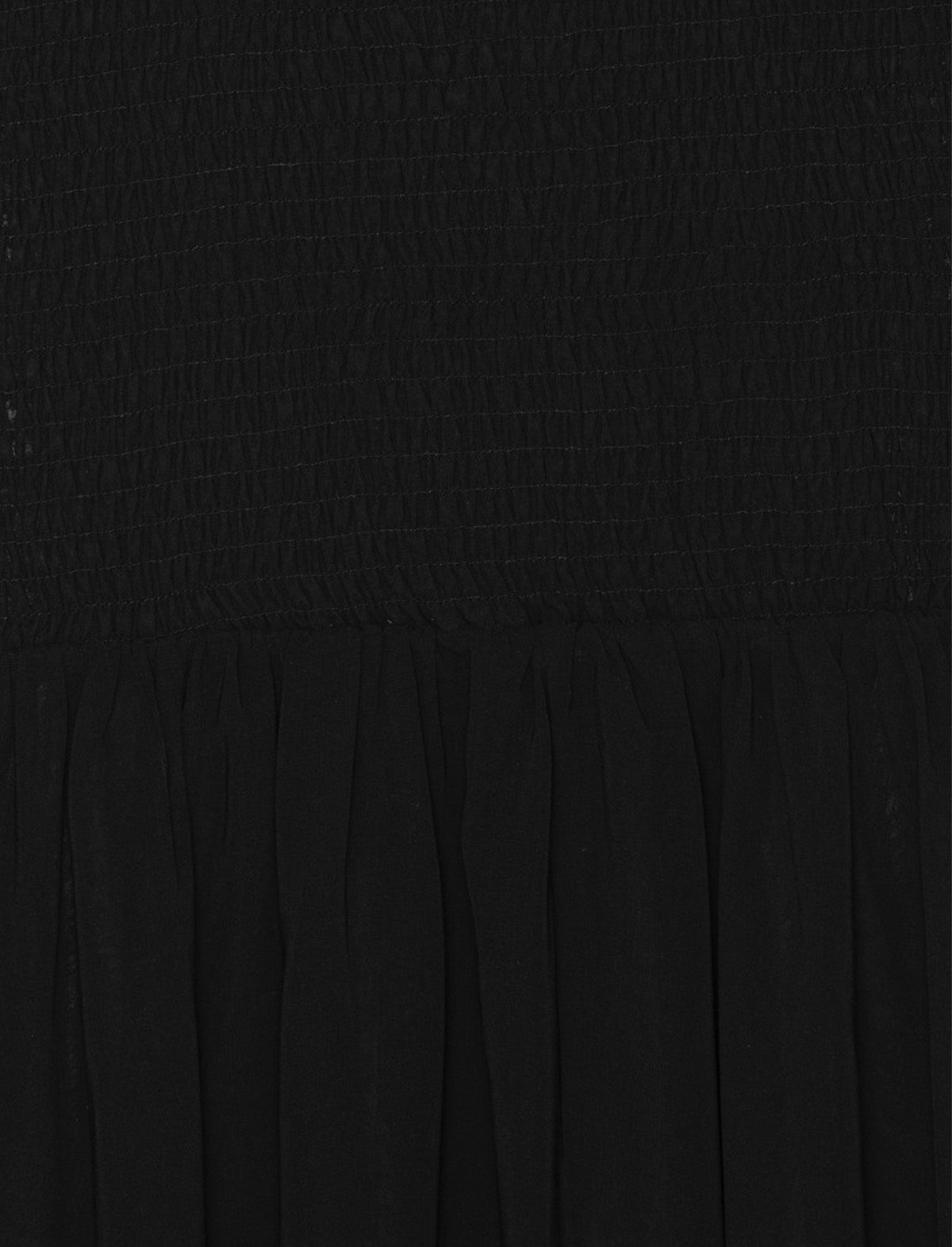 ROTATE Birger Christensen Chiffon Puff Sleeve Dress In Black