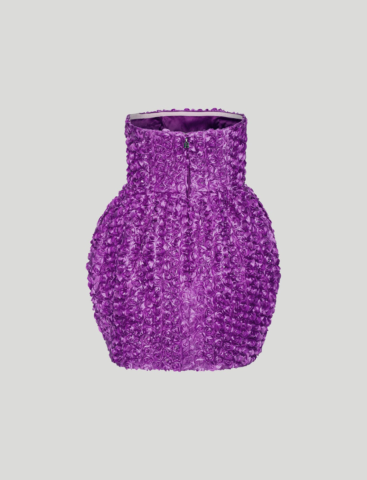 ROTATE BIRGER CHRISTENSEN 3D Flower Mini Dress in Purple