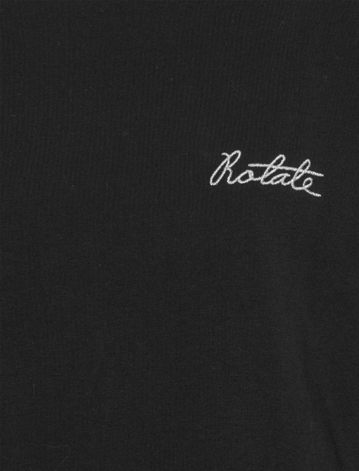 ROTATE BIRGER CHRISTENSEN Oversized Logo T-Shirt In Black