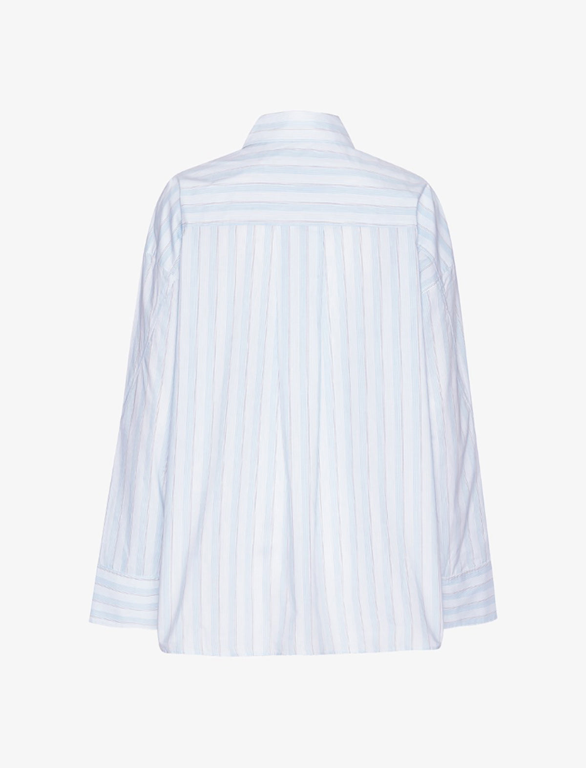 REMAIN Poplin Oversized Shirt in Grapemist Comb