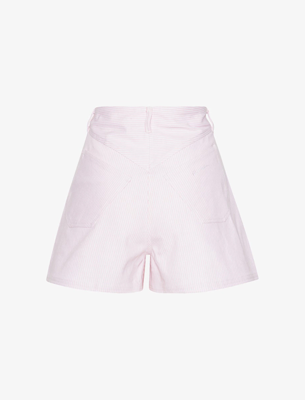 REMAIN Striped Mini Shorts in Ballerina Comb