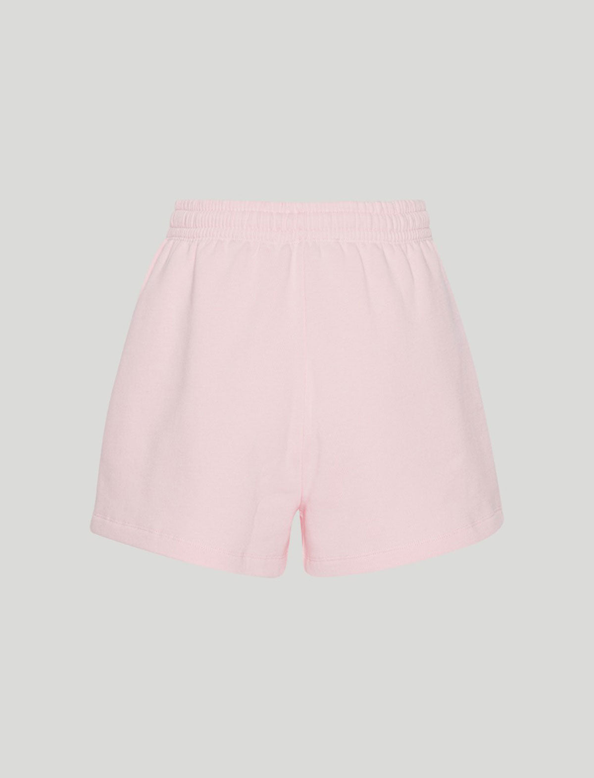 ROTATE SUNDAY 6 Crystal Logo Sweat Shorts in Almond Blossom