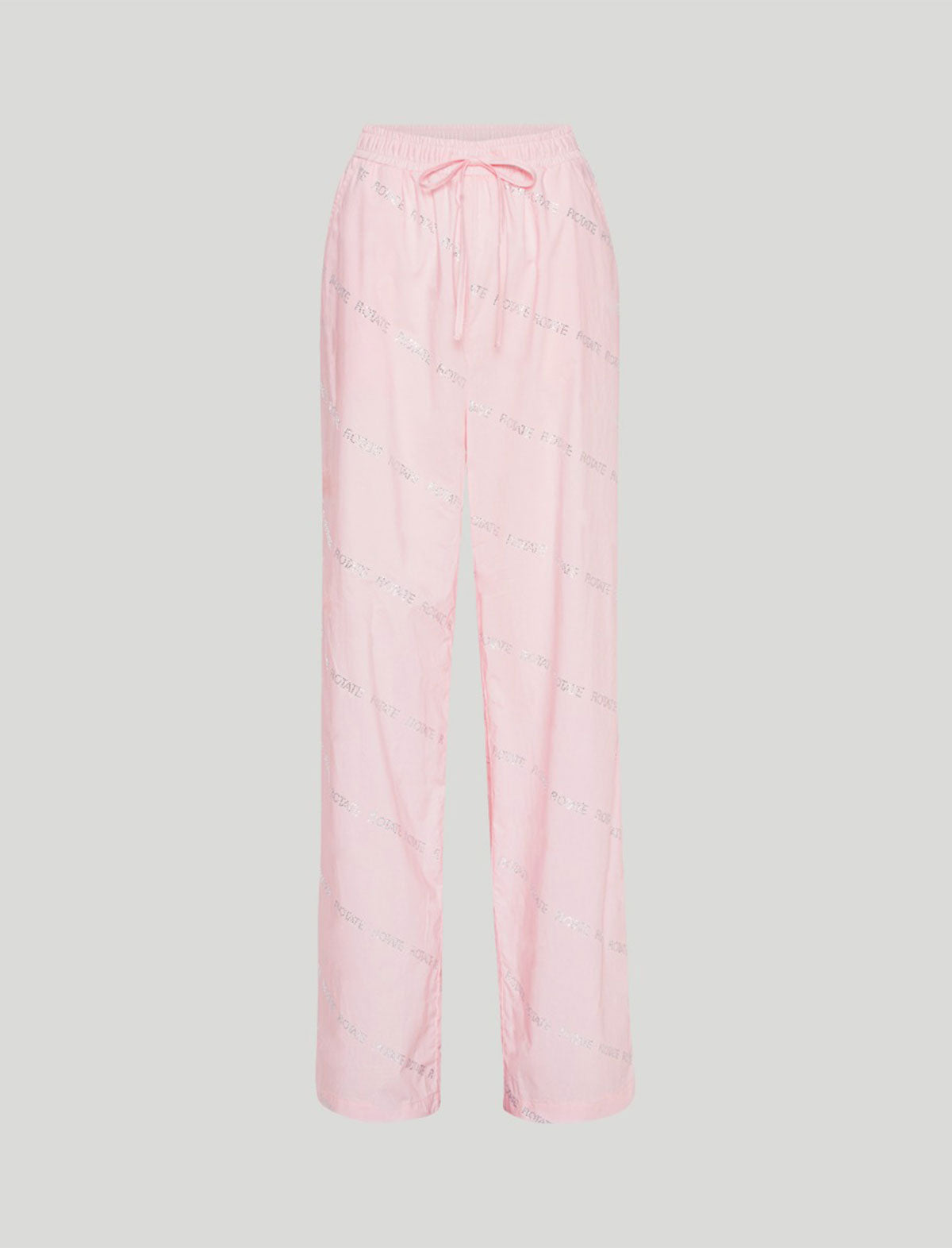 ROTATE SUNDAY 6 Crystal-Embellished Pants in Ballet Slipper