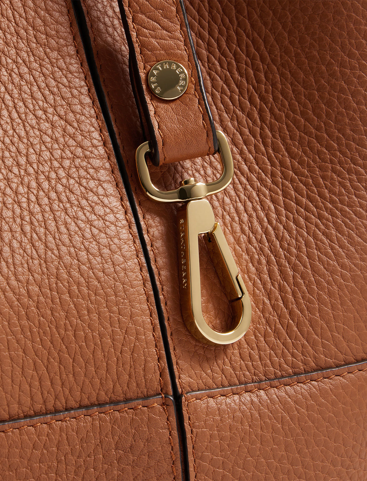 STRATHBERRY Osette Midi Bag In Tan