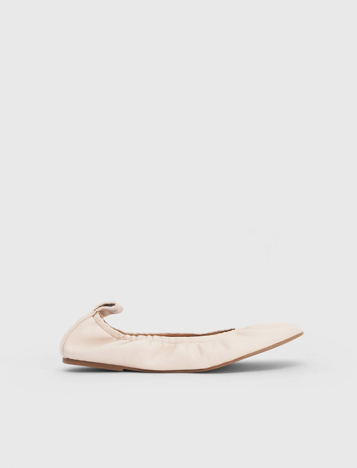 ATP Atelier Teano Nappa Ballet Flats in Limestone