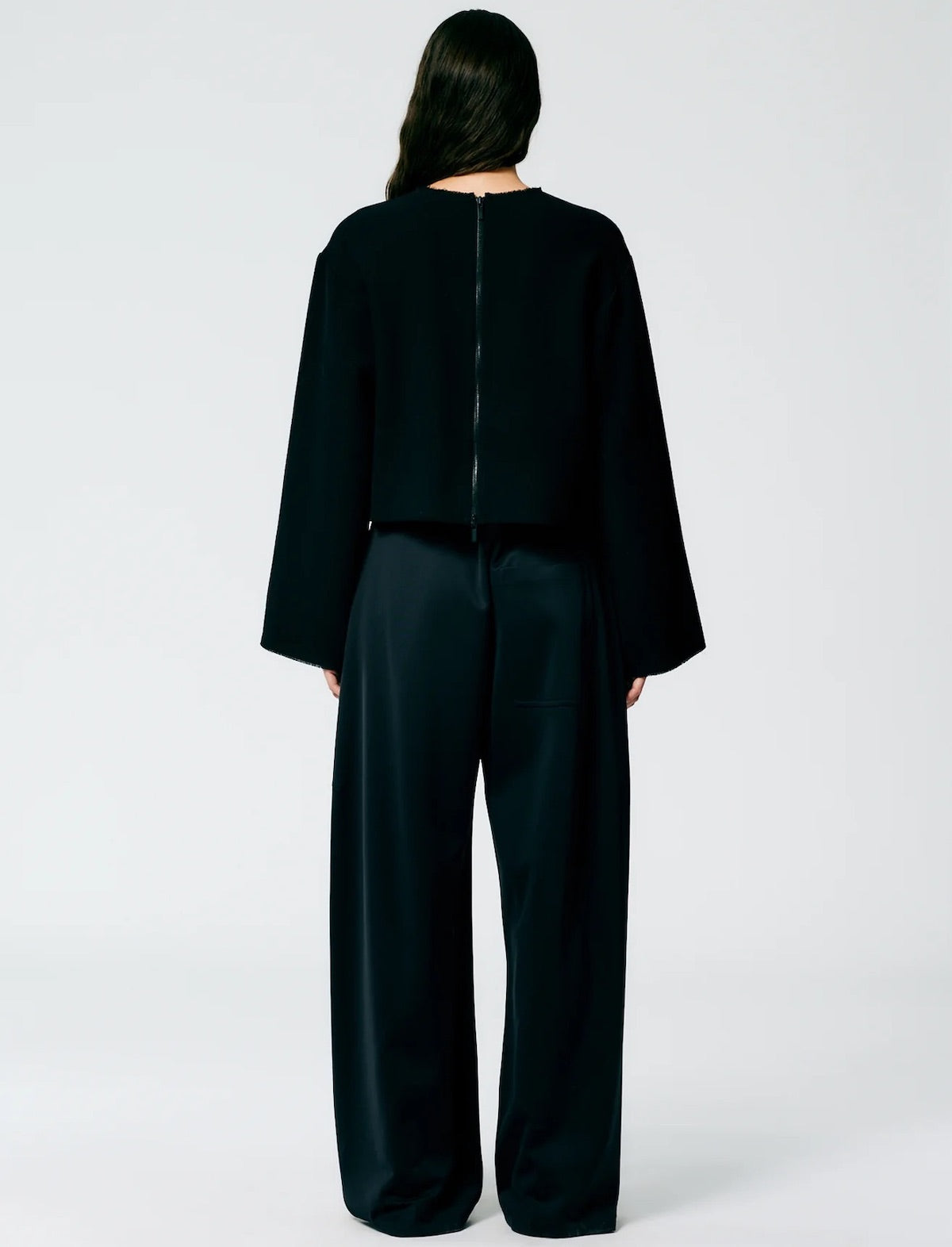 TIBI Active Knit Winslow Pant in Black - Petite