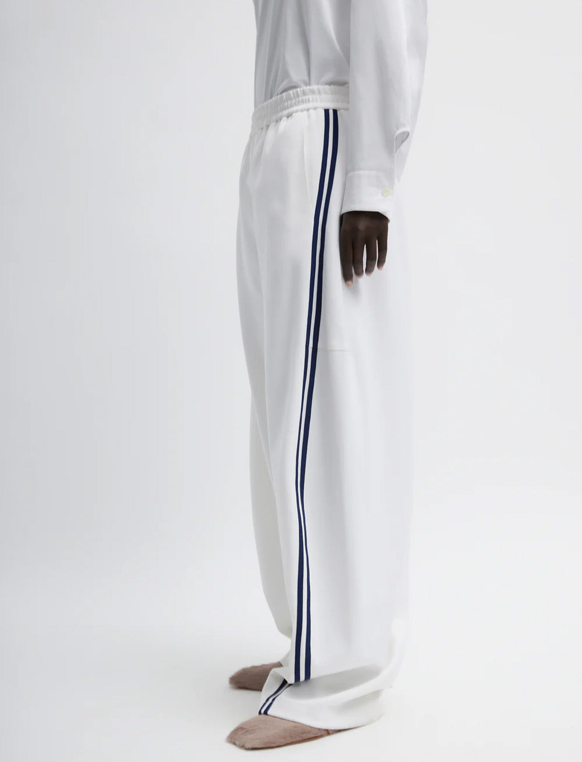 TIBI Active Knit Winslow Pant in White