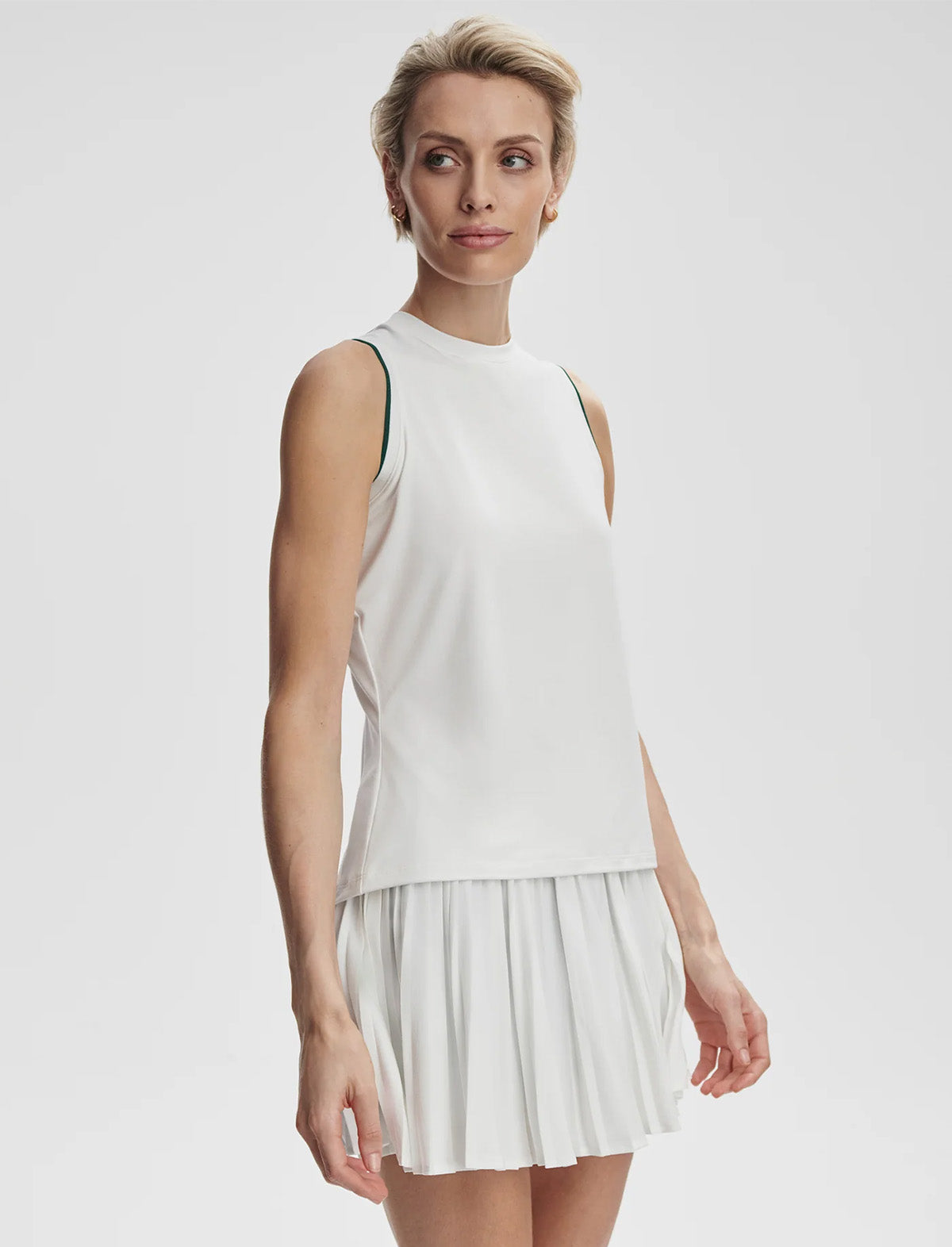 VARLEY Arton Performance Tank in White/Forest