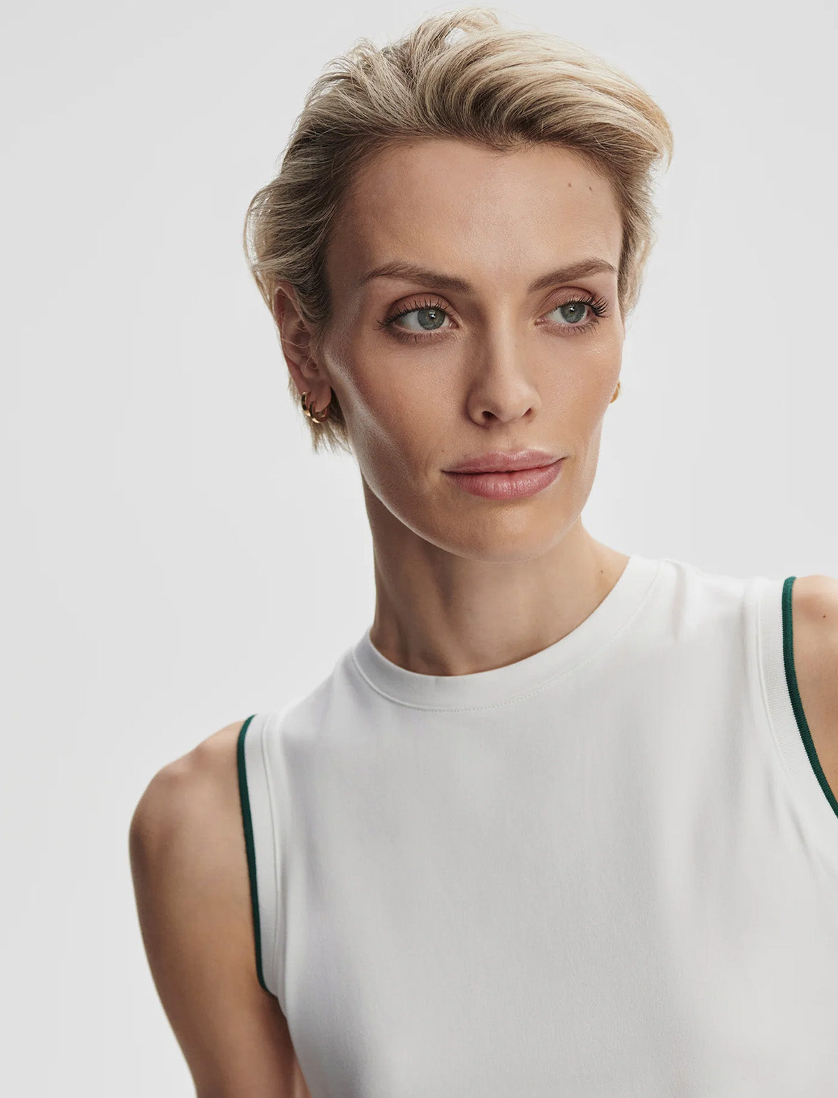 VARLEY Arton Performance Tank in White/Forest
