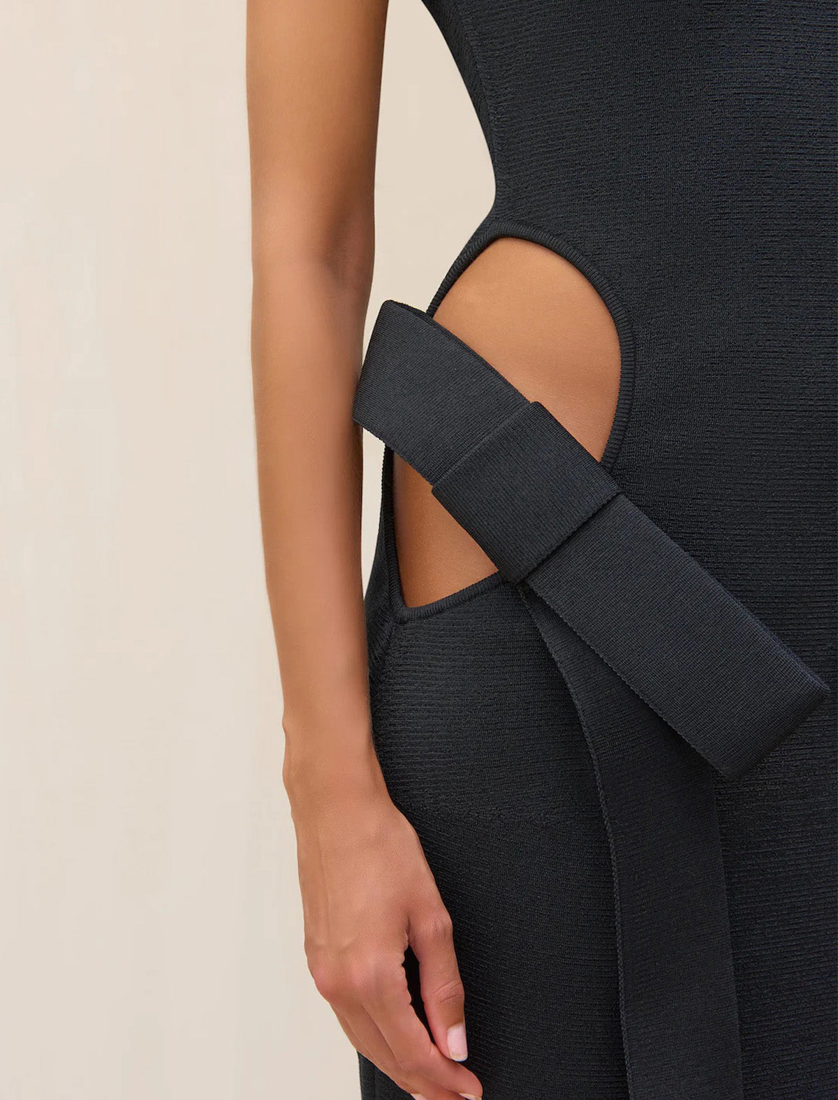 CULT GAIA Blenda Knit Dress In Black