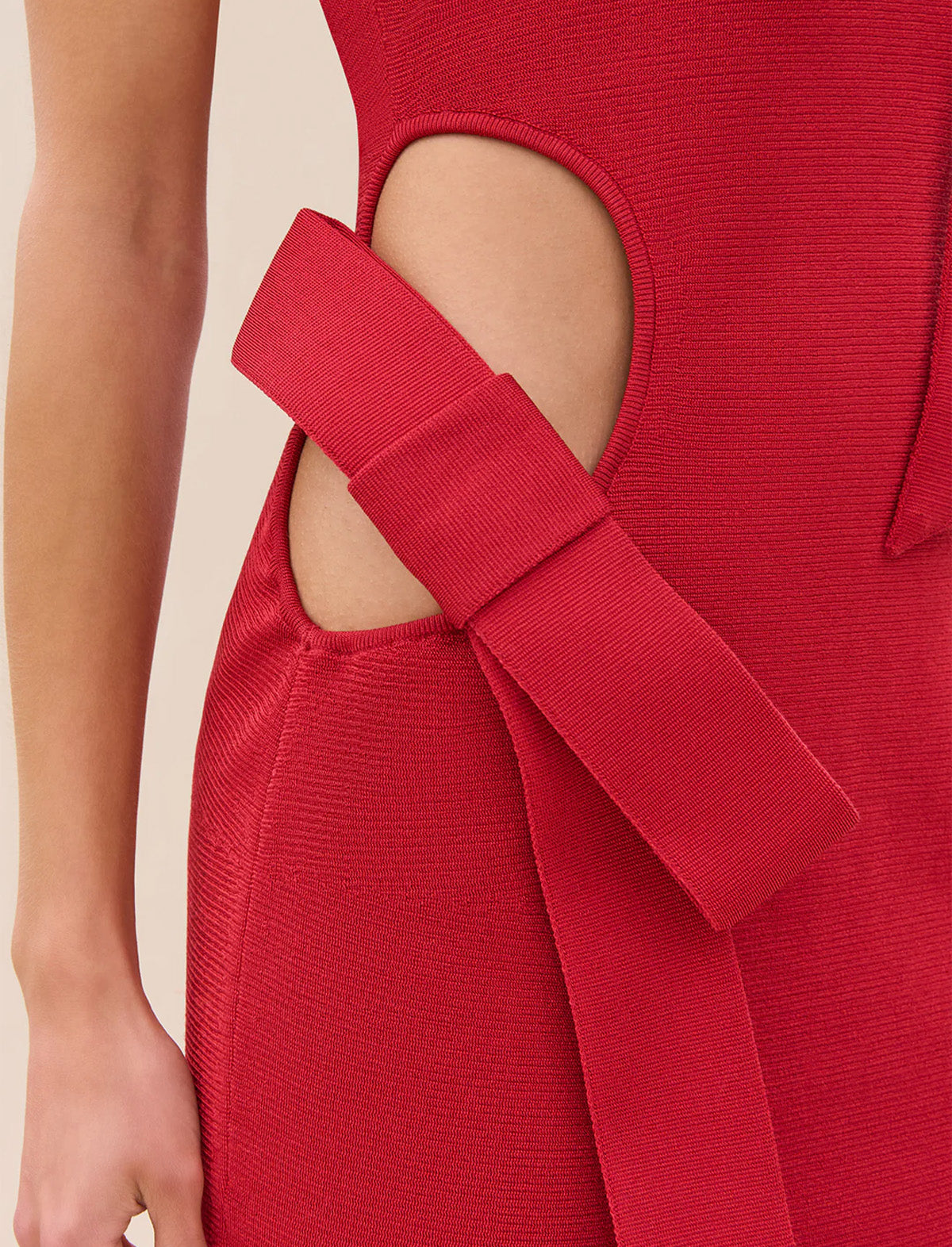 CULT GAIA Blendie Knit Dress In Merlot