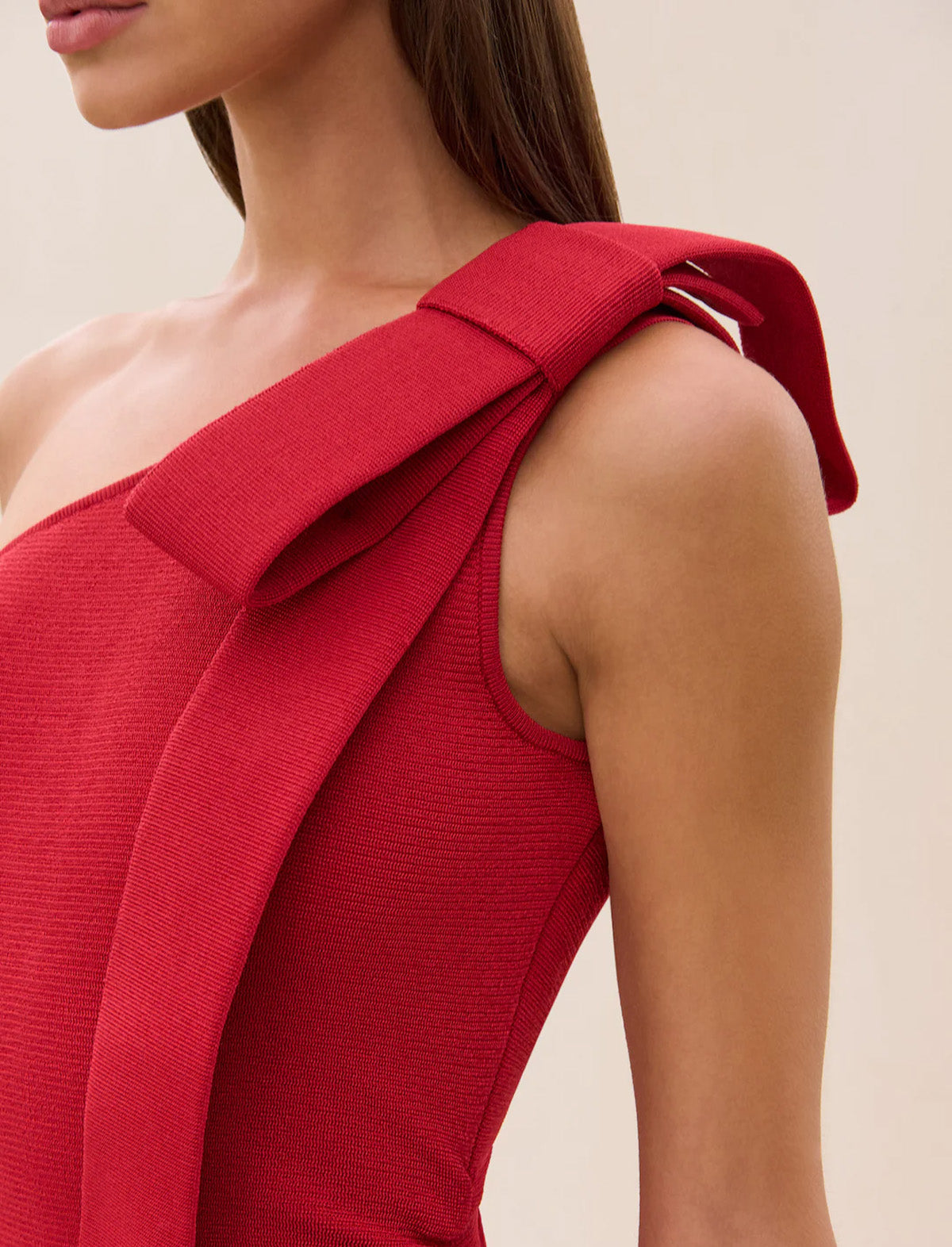 CULT GAIA Blendie Knit Dress In Merlot