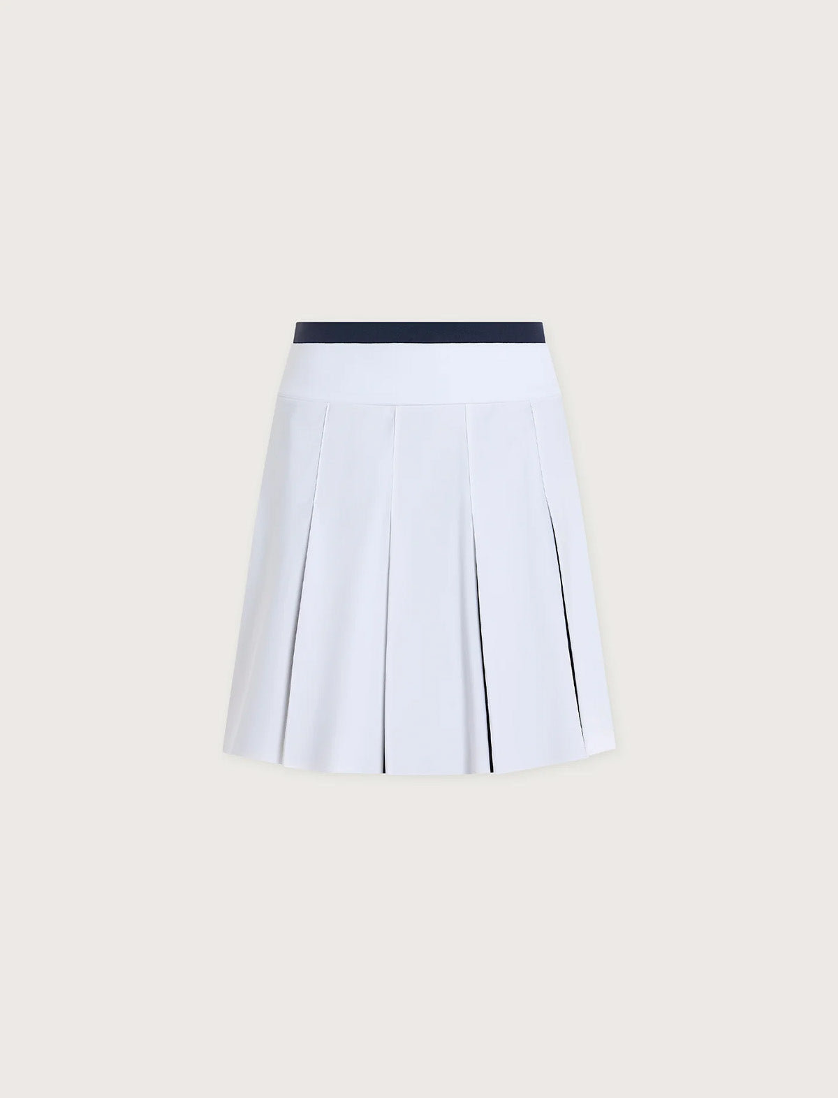 VARLEY Bronte 2-in-1 Skirt 15.5" in White/Blue Nights