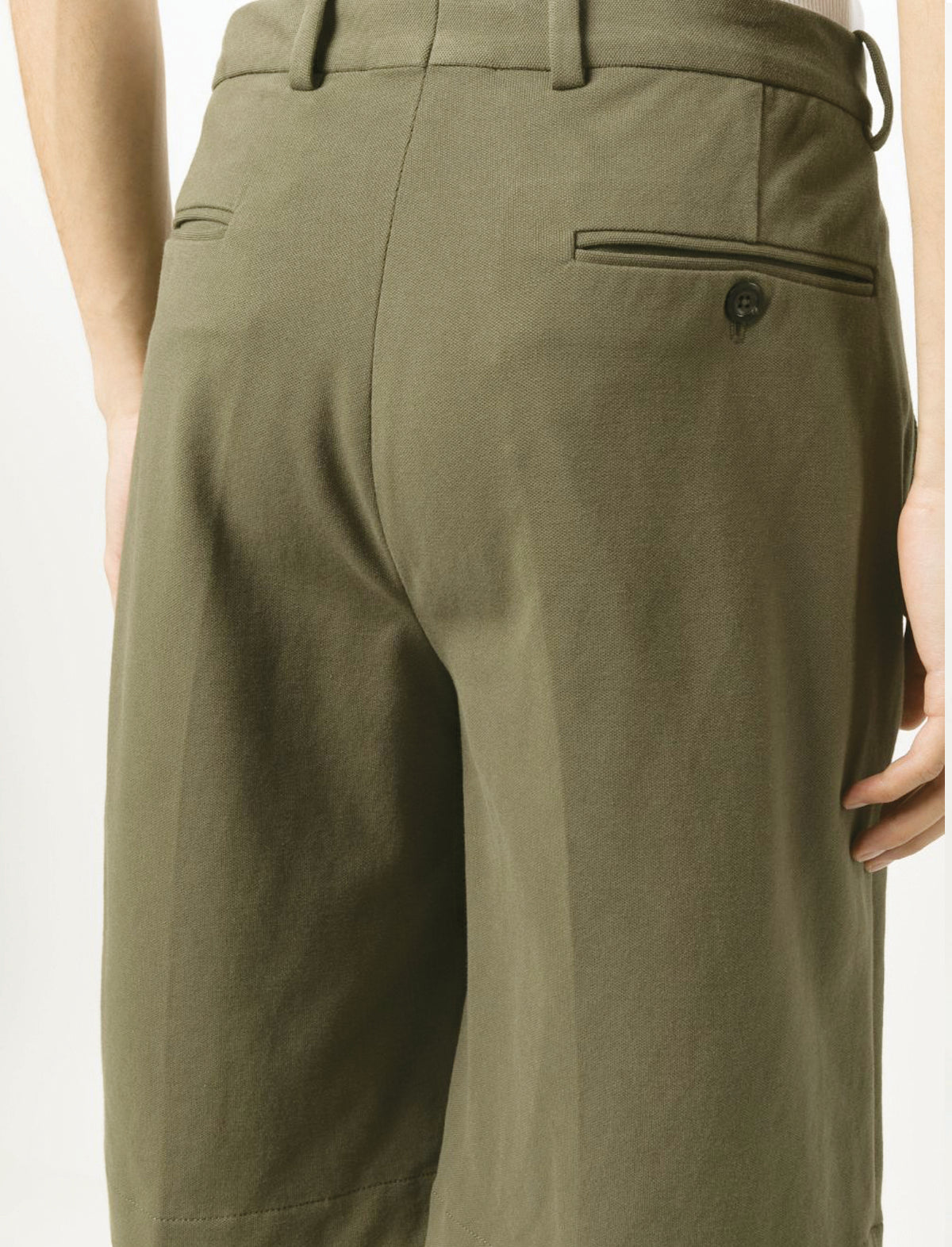 CIRCOLO 1901 Piquet Bermuda Shorts in Ever Green