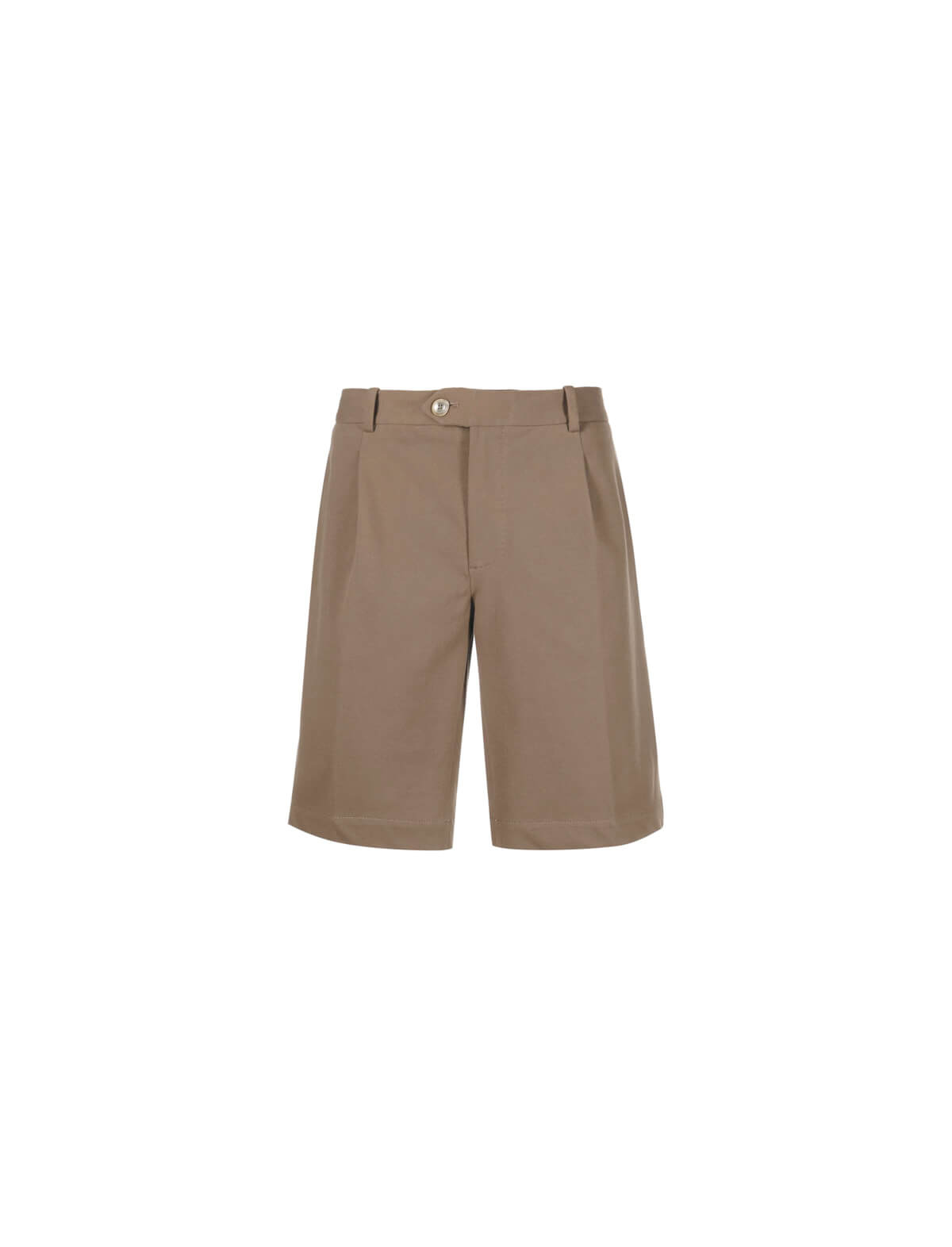 CIRCOLO 1901 Piquet Bermuda Shorts in Haze Brown