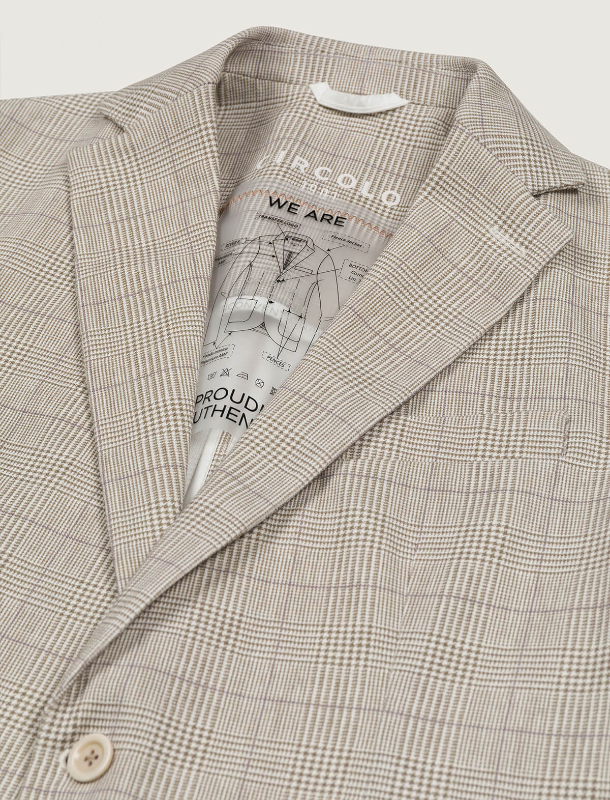 CIRCOLO 1901 Printed Piquet Blazer in Sabbi Wales