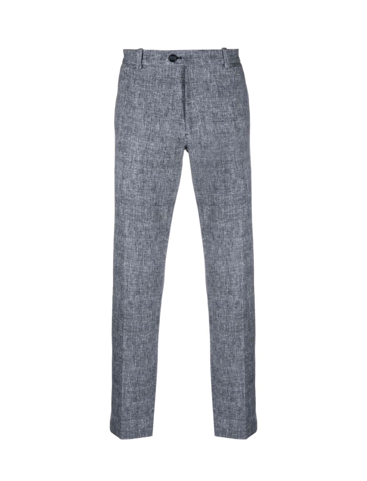 CIRCOLO 1901 Jersey Tailored Trousers in Blue Piquet