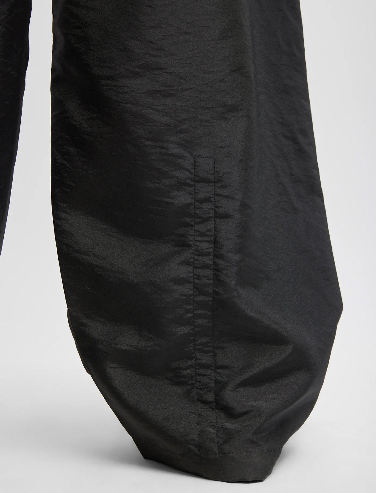 TIBI Crispy Nylon Winslow Pant in Black