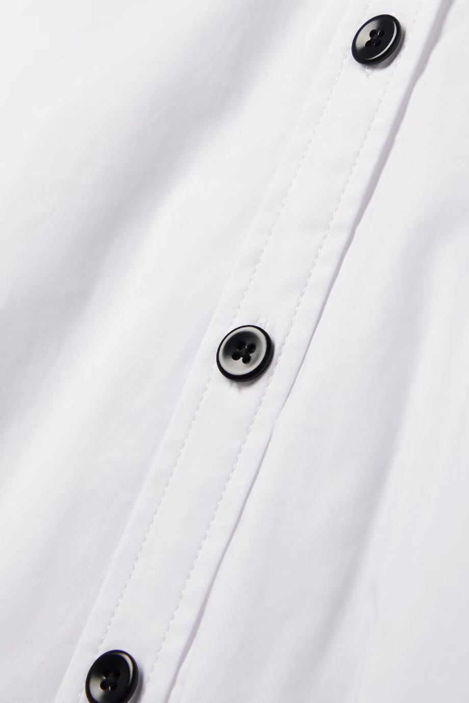 PROENZA SCHOULER WHITE LABEL Soft Poplin Shirt Dress in Off White