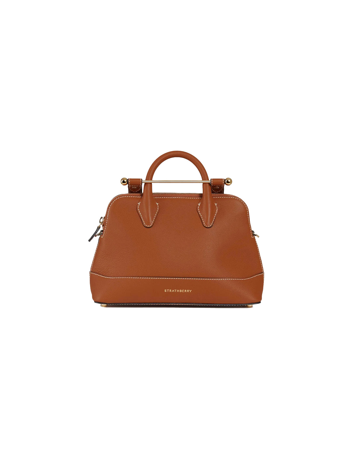 STRATHBERRY Dome Mini Bag in Chestnut