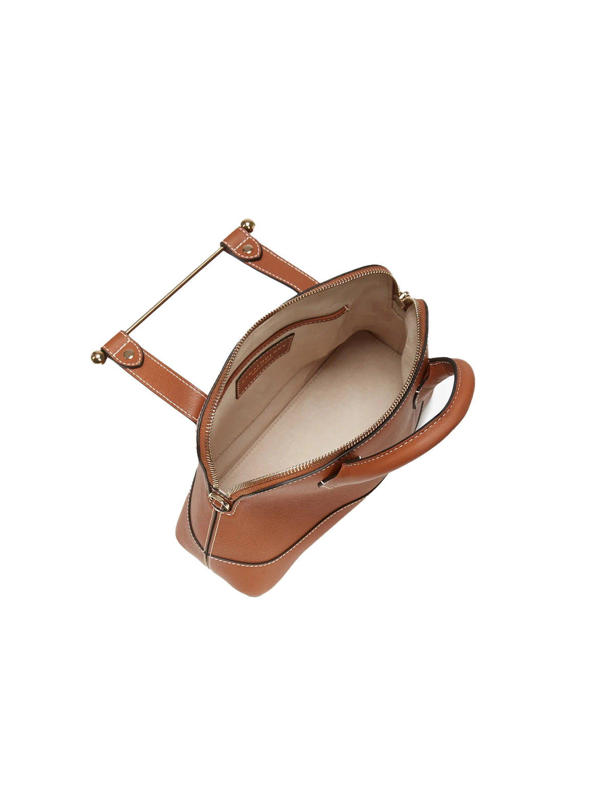 STRATHBERRY Dome Mini Bag in Chestnut