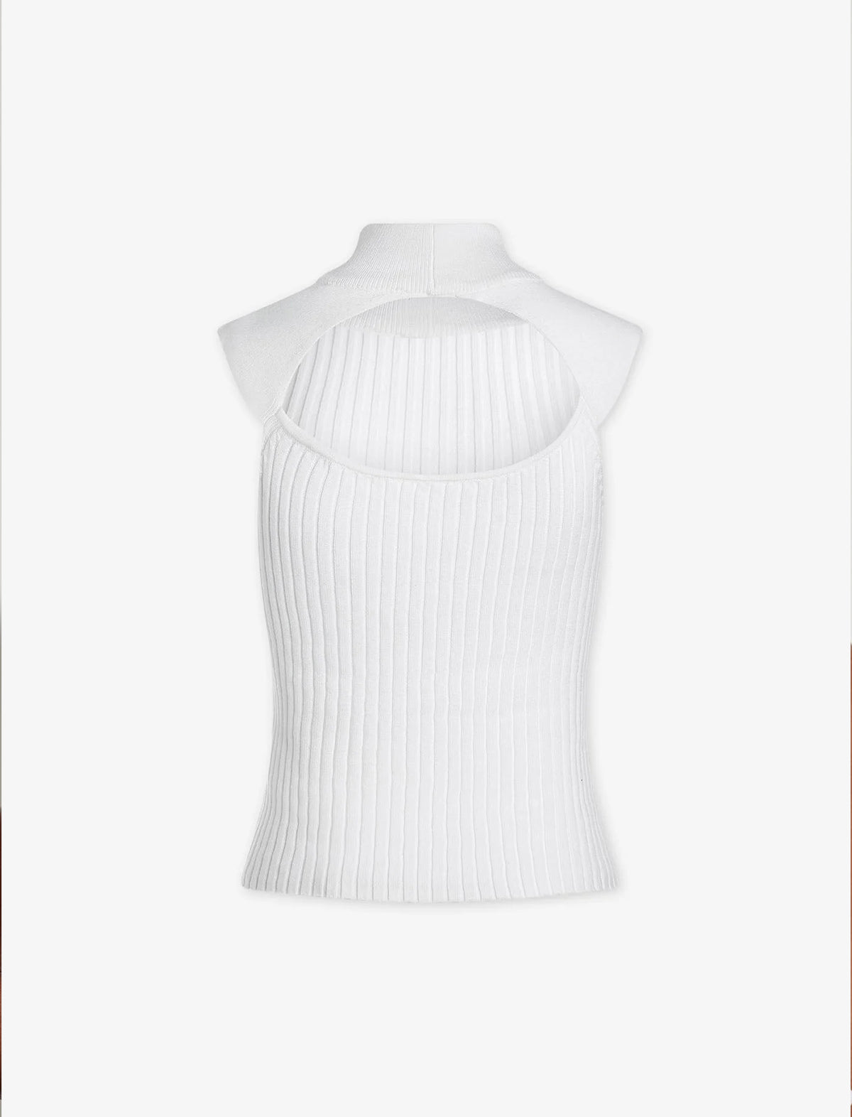 VARLEY Fowler Fitted Knit Tank In White