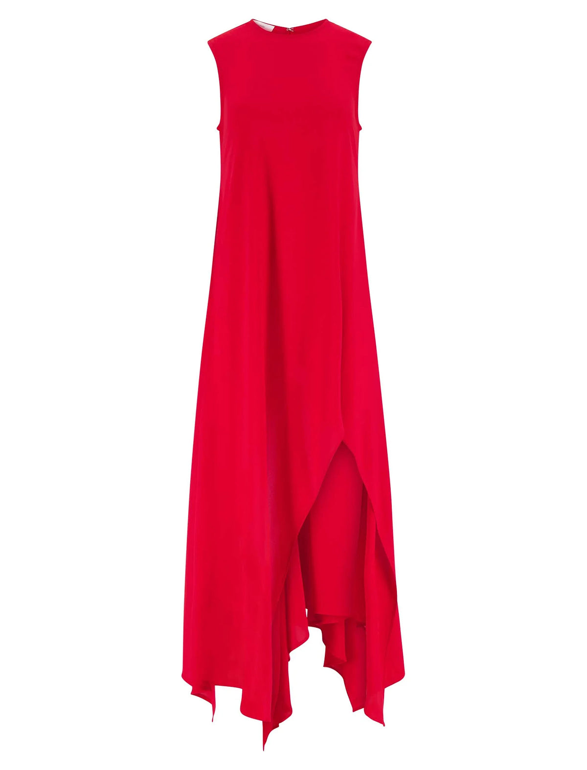 BEAUFILLE Hari Aymmetrical Dress in Vermillion