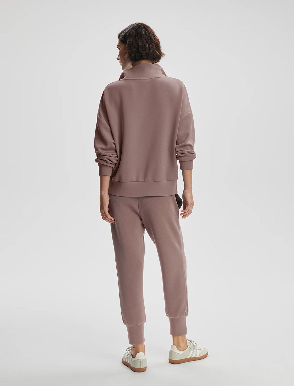 VARLEY Hawley Half-Zip Sweat in Antler