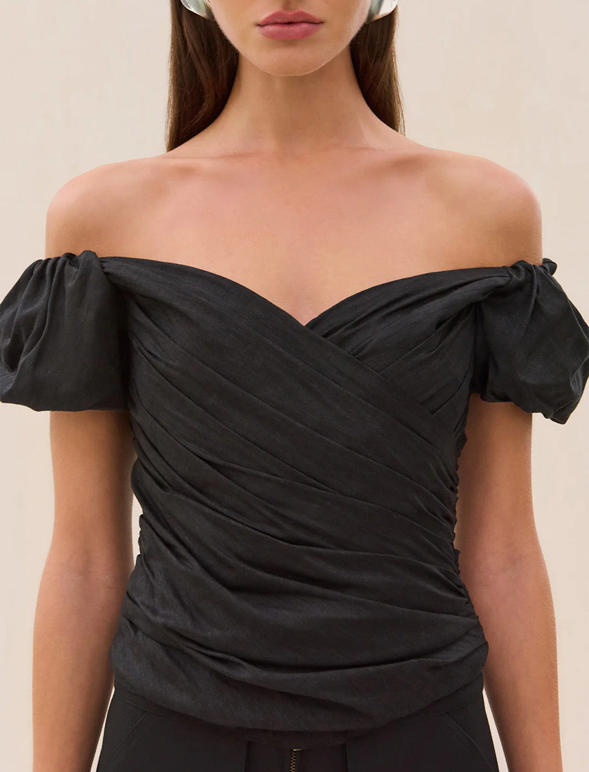 CULT GAIA Helene Top in Black