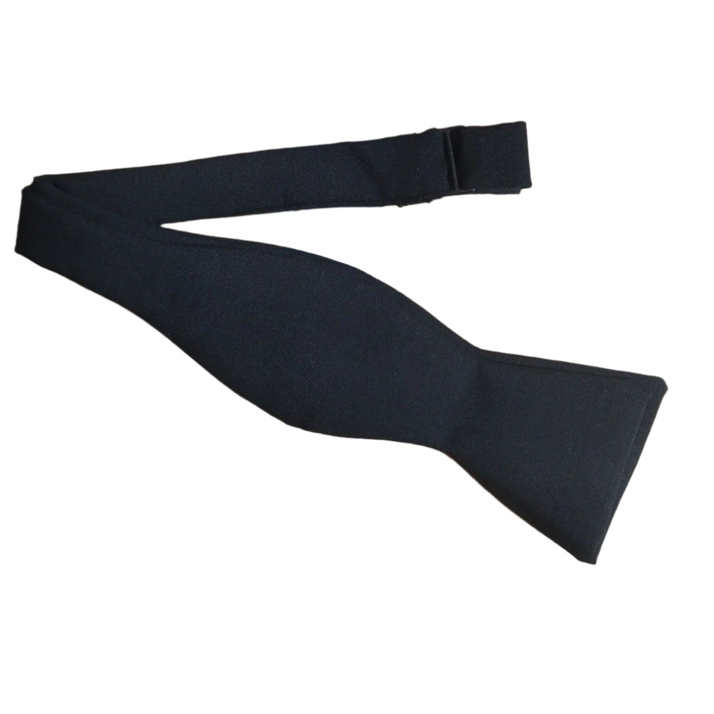 Lardini Man Self-Tie Bow Tie in Black