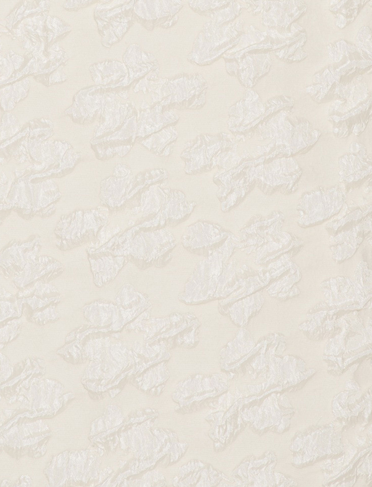 ROTATE Birger Christensen Jacquard Puffy Midi Dress in Egret