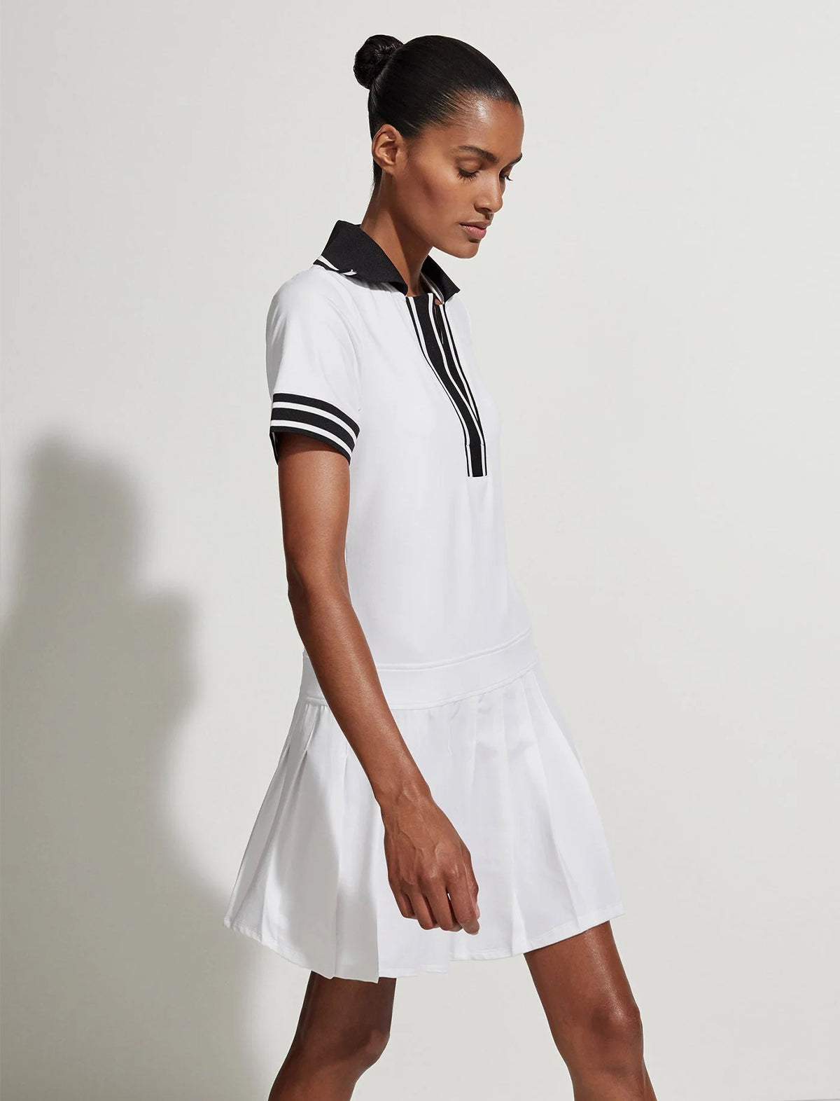 VARLEY Keyes Sporty Dress In White