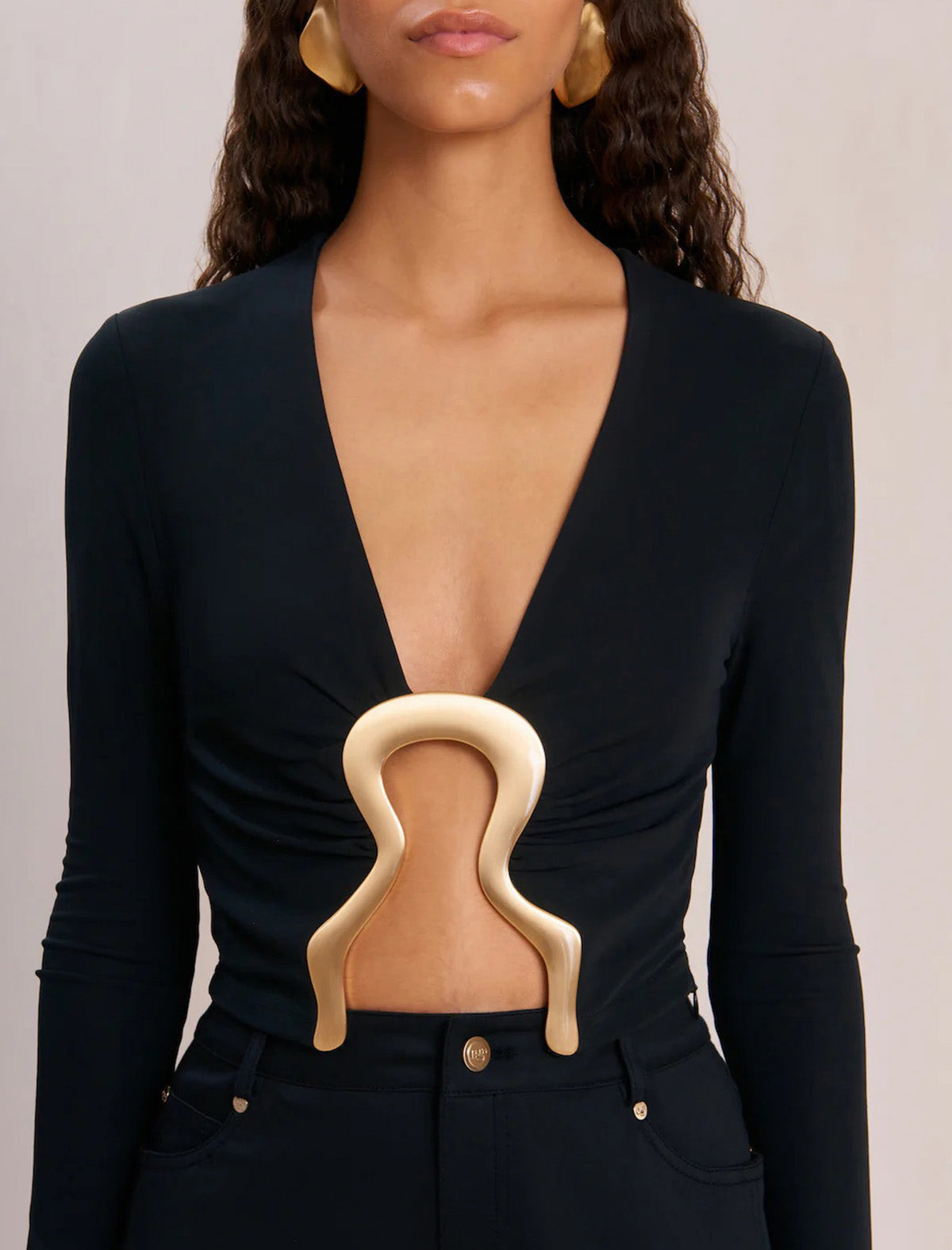 CULT GAIA Laia Top In Black