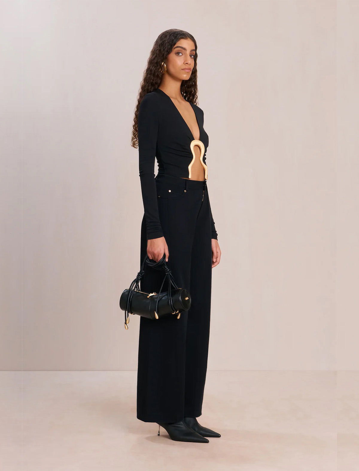 CULT GAIA Laia Top In Black