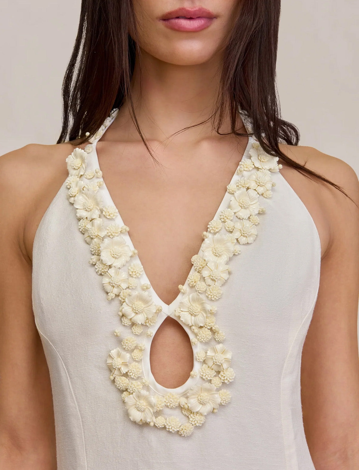 CULT GAIA Lena Dress in Off White