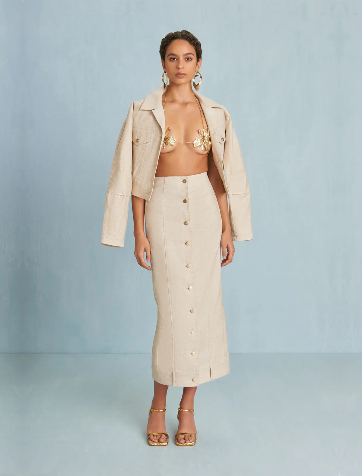 CULT GAIA Lua Skirt In Beach
