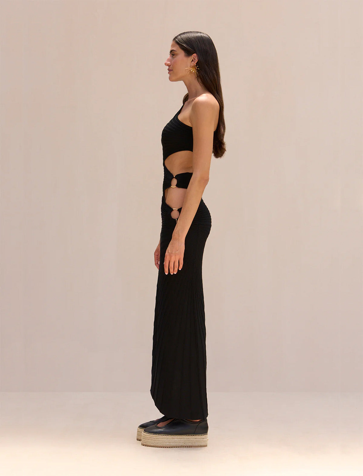 CULT GAIA Lurenz Knit Dress in Black