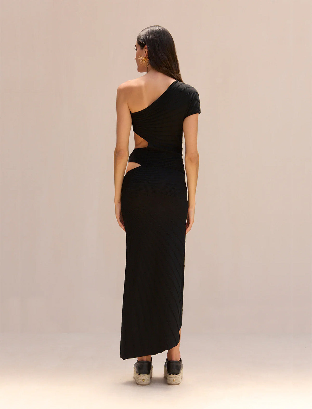 CULT GAIA Lurenz Knit Dress in Black