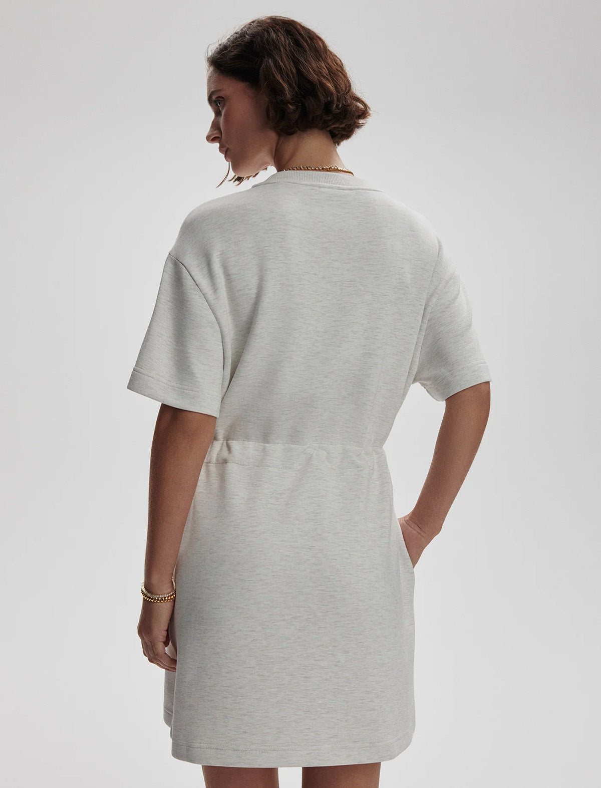 VARLEY Maple 2.0 Dress in Ivory Marl
