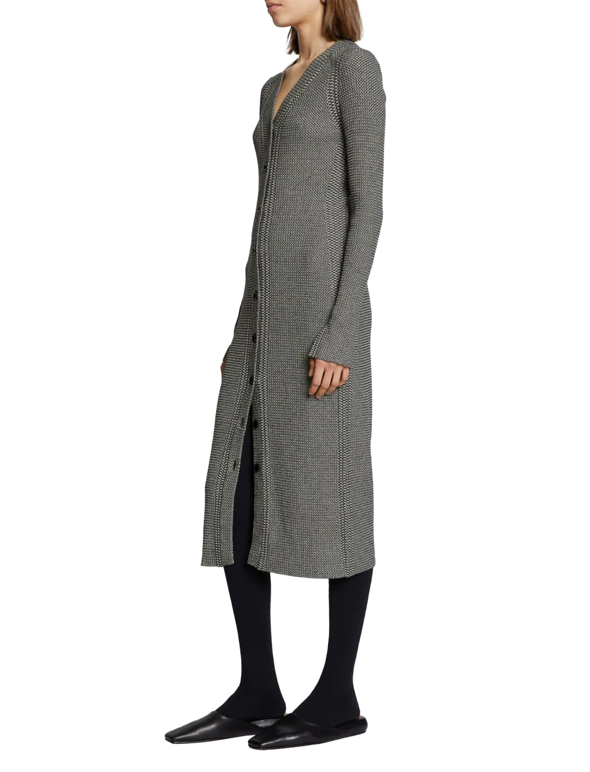 Proenza Schouler White Label Micro Stripe Rib Knit Dress