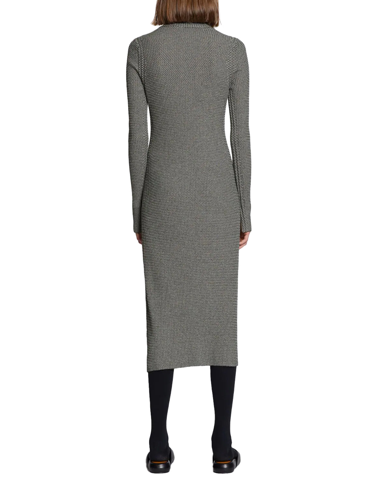 Proenza Schouler White Label Micro Stripe Rib Knit Dress