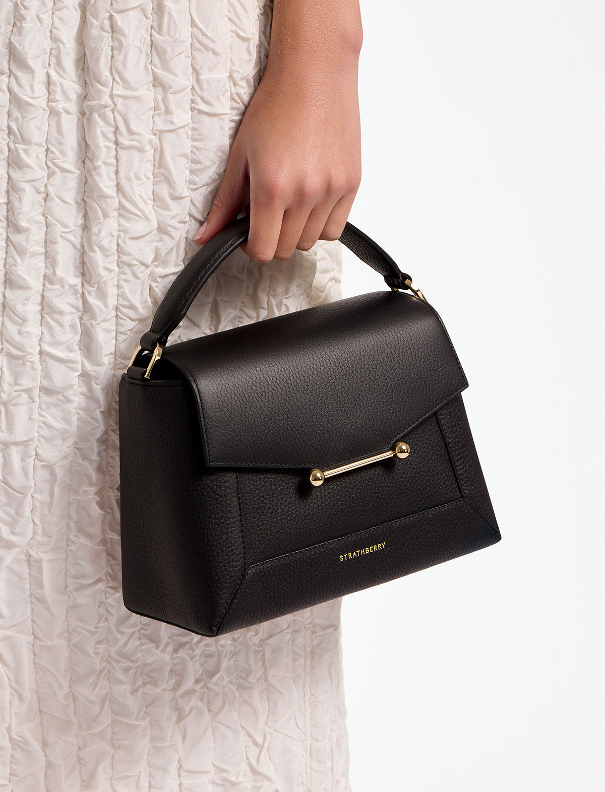 STRATHBERRY Mosaic Bag in Black