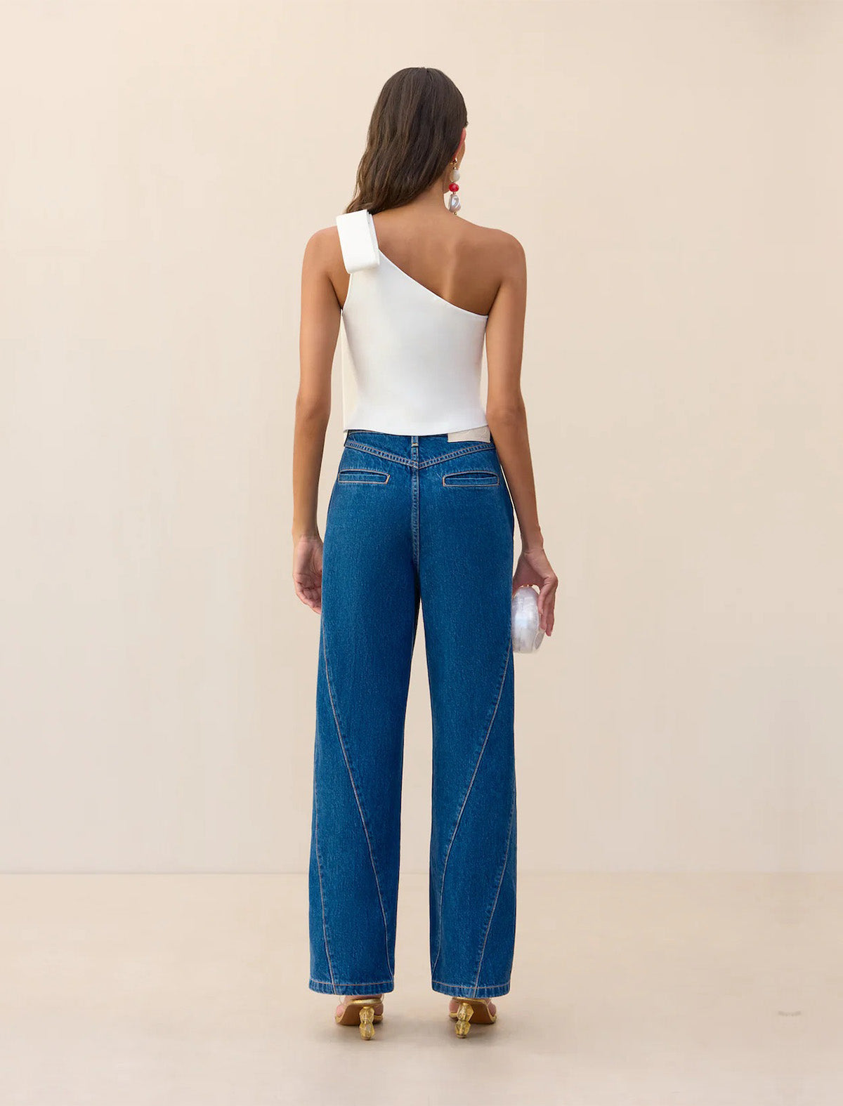 CULT GAIA Nomi Knit Top In Off White