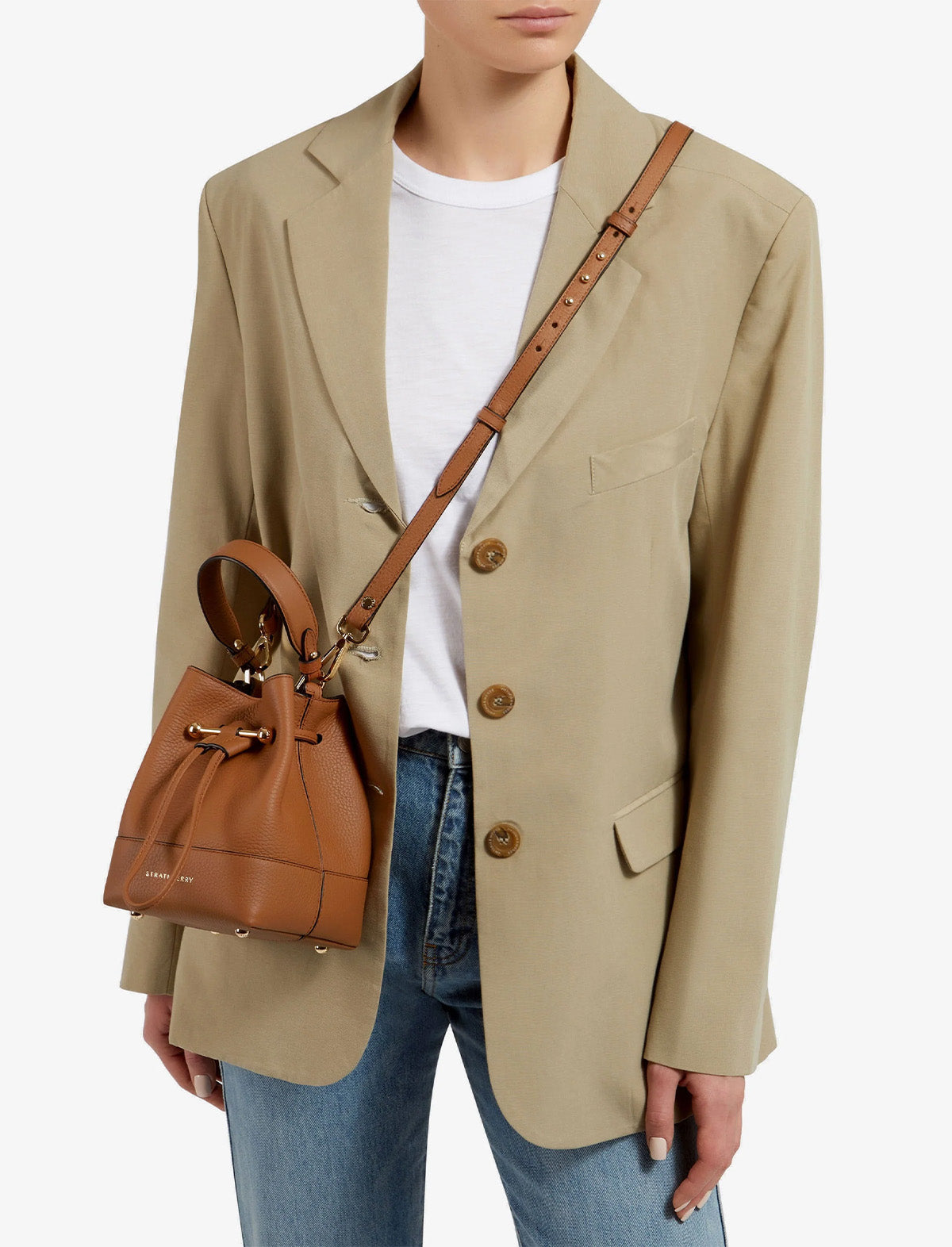 STRATHBERRY Osette Bag in Tan