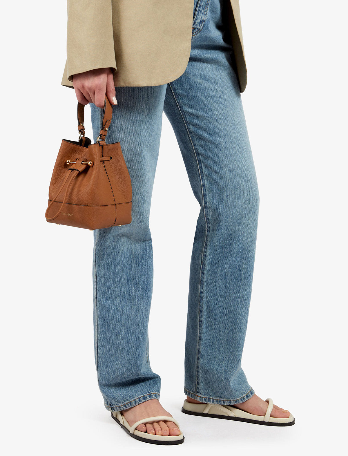STRATHBERRY Osette Bag in Tan
