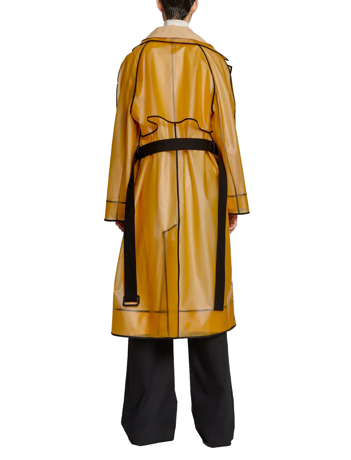 PROENZA SCHOULER WHITE LABEL Belted Layered Rain Coat